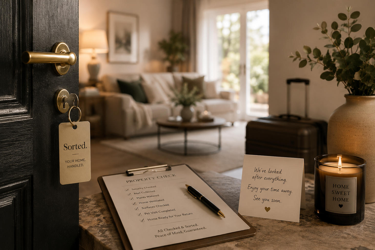 Beautiful home professionally cared for while the owner is away